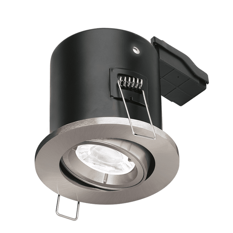Aurora EN-FD102SN Lighting EFD™ 50W GU10 Fire Rated Adjustable Downlight Satin Nickel