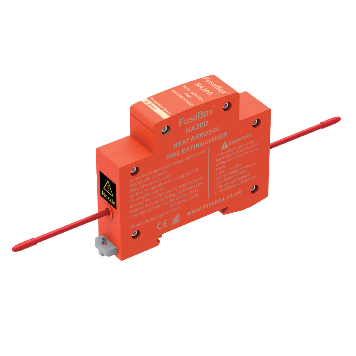 Fusebox Heat Activated Fire Extinguisher Module