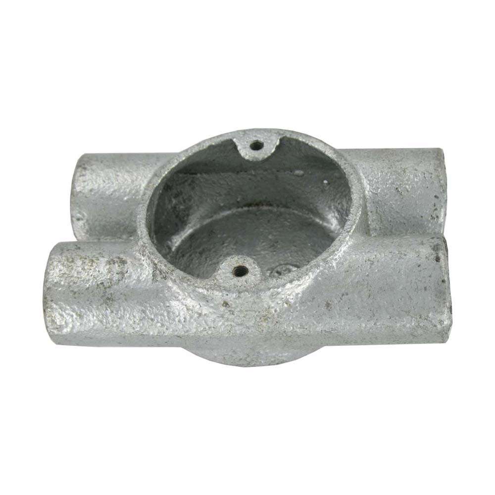 Deligo Galvanised H Twin Malleable Box 25mm