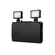 JCC JCEM110010BLK Emergency Twin Spot 9W Black