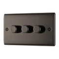 BG Nexus Metal - Black Nickel 3G Dimmer Switch 200W