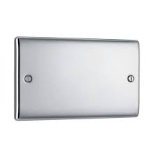 BG Nexus Metal Polished Chrome - 2G Blanking Plate