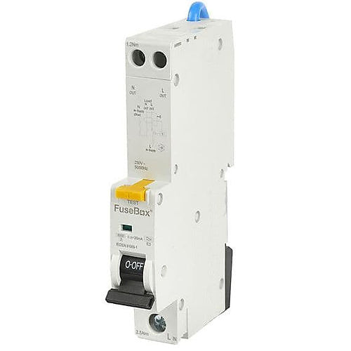 FuseBox RTA060630B RCBO SPN 6A 30mA 6kA