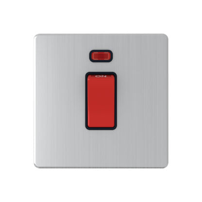 Chint 45A 1G DP Neon Switch