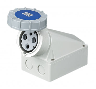 Deligo Industrial Surface Socket IP67 3 Pin 230V-63A