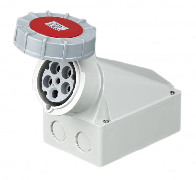 Deligo Industrial Surface Socket IP67 5 Pin 415V-63A
