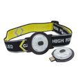 C.K USB Rechargeable LED Head Torch Twin Pack