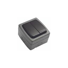 Timeguard TGVL02 Weatherproof Plateswitch 2Way 2G