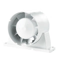 Blauberg TUBO-U-125 125mm Inline Shower Fan Duct Mounted Axial Flow Ventilation Extractor 5"