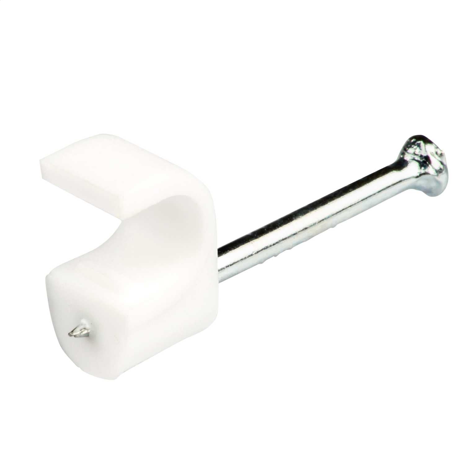 White Round Clips 4.0mm (Box 100)
